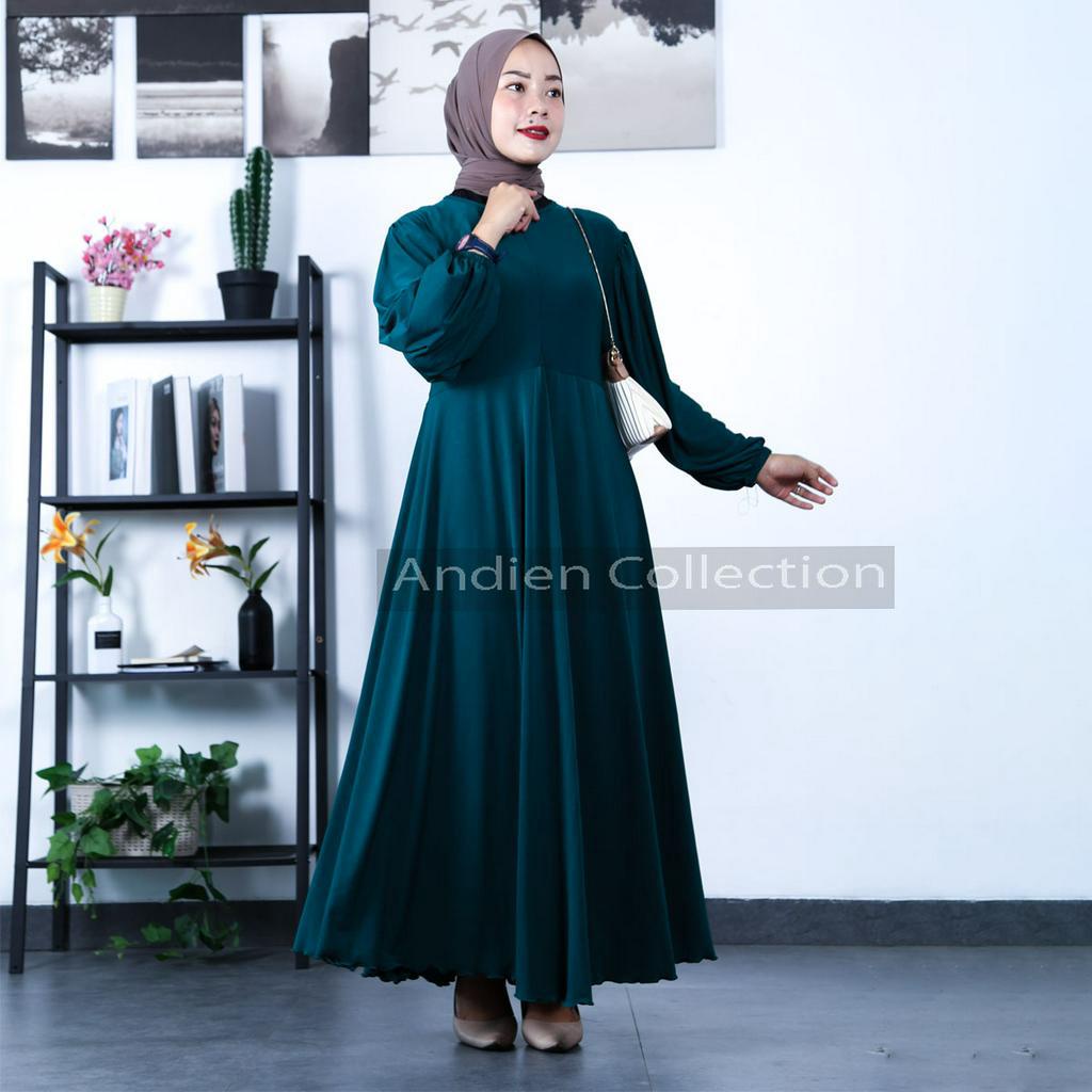 Gamis Umbrella Busui Friendly- Gamis Jersey- Dress Wanita- gamis busui- gamis jumbo