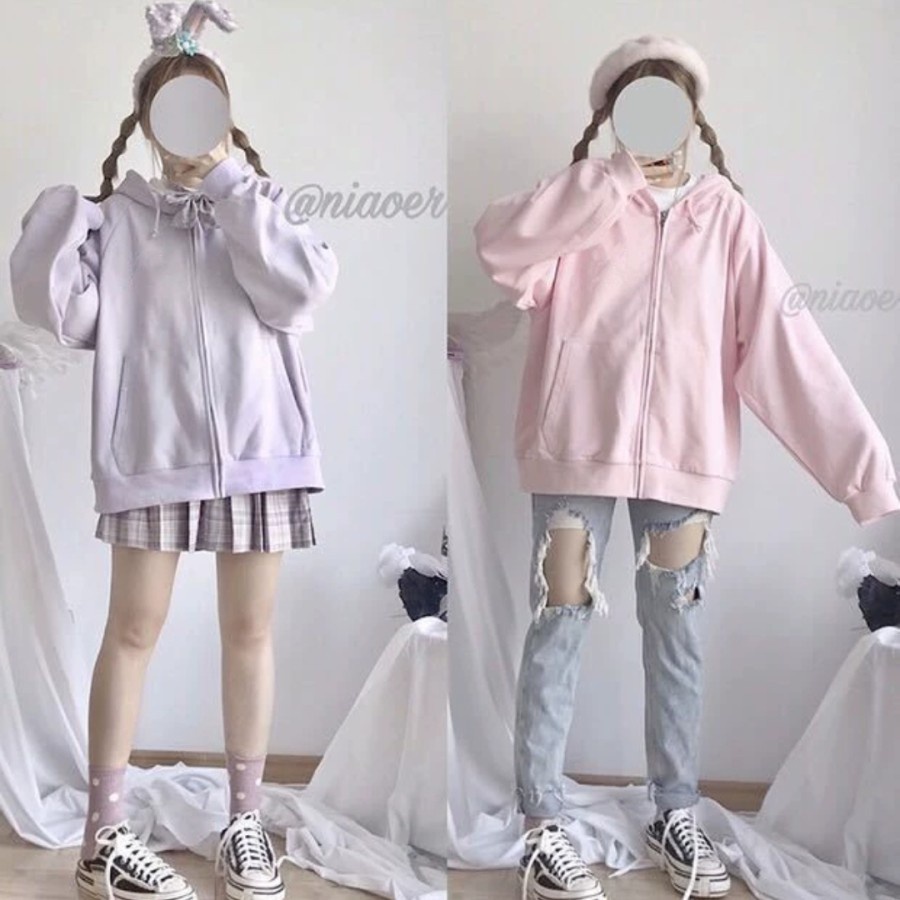 【AiVii】KAWAII BASIC JK ZIPPER JAKET