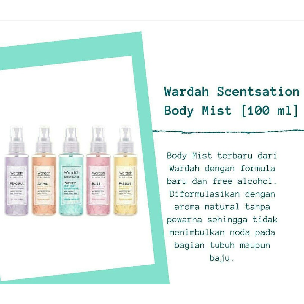 WARDAH Scentsation Body Mist 100ml