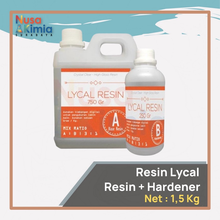 Resin Bening Lycal Keras 1011 1 Kg
