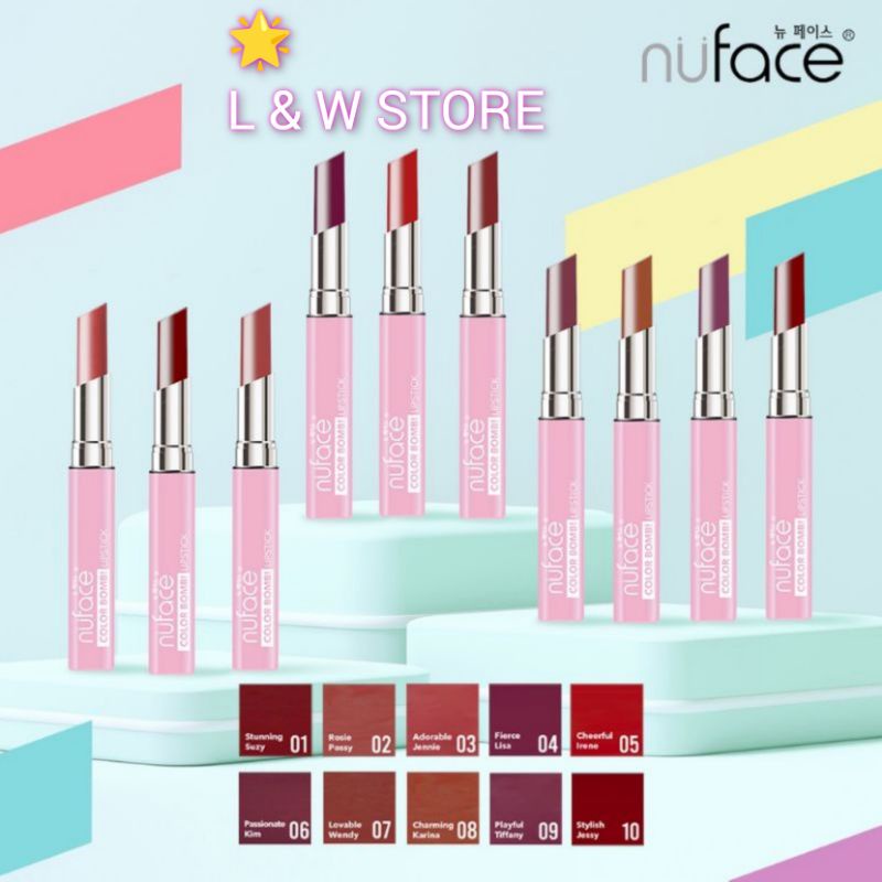 Nuface Lipstick Matte/Nuface NU Matte Color Bomb Lipstick