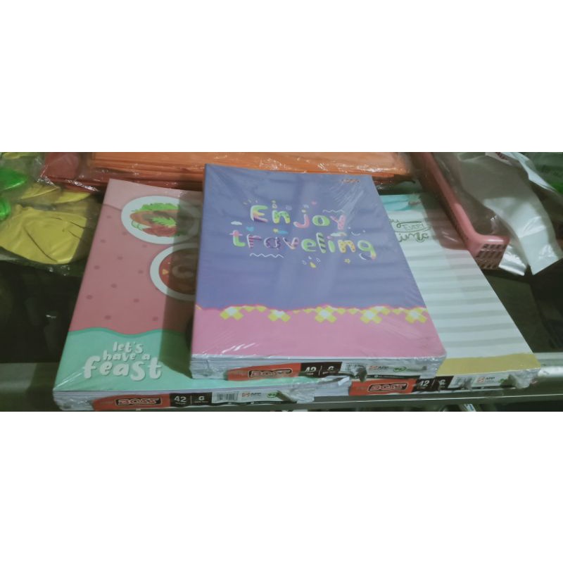 

buku tulis panjang bigboss isi 42lembar 1pak