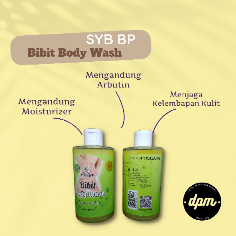 Bibit Pemutih BODY WASH SYB BP Moisturizer Original 250ml Merawat Kelembapan Kulit