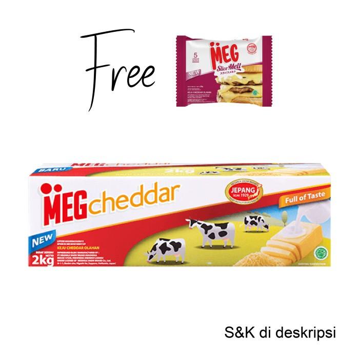 

Big Sale Terlaris Cheese | Meg Keju Cheddar Merah 2 Kg