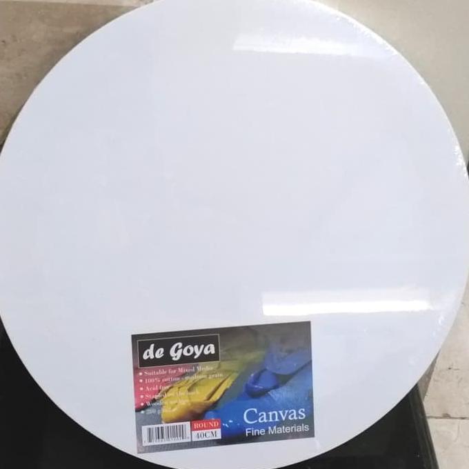

Canvas / Kanvas Lukis kayu bulat De Goya (diameter 40cm)