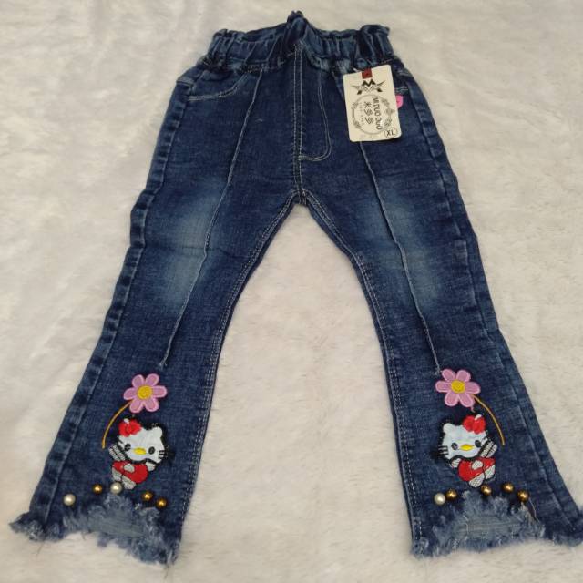 Celana jeans anak  import  celana anak  cewek import  Shopee 