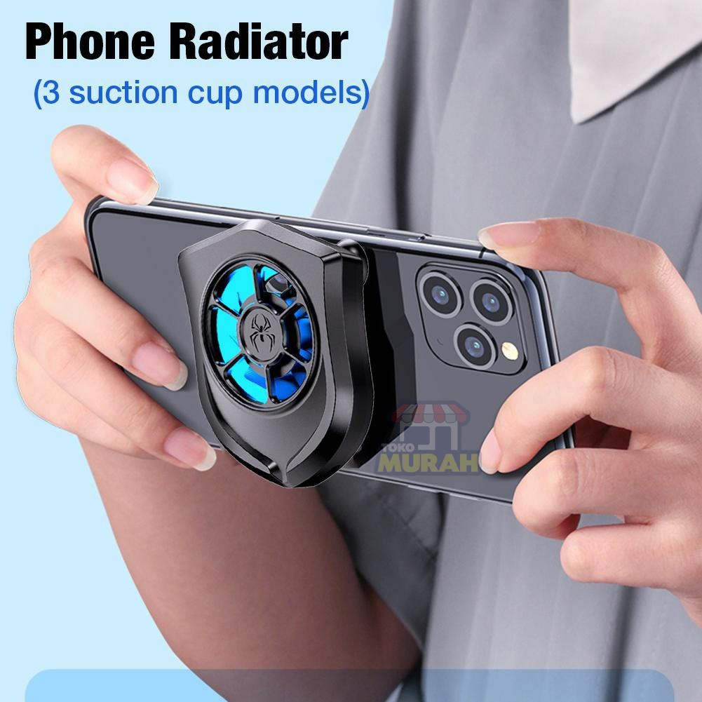 ooling Pad hp Gamepad Gaming Tripledi Mobile Radiator Cooler Pendingin Handphone Fan Holder