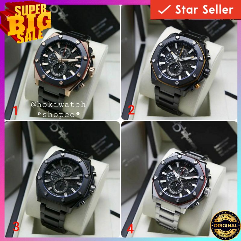 🪙 ✓BARU ORIGINAL JAM TANGAN PRIA ALEXANDRE CHRISTIE CHRONOGRAP RANTAI STAINLESS STEEL ARLOJI WATCH C