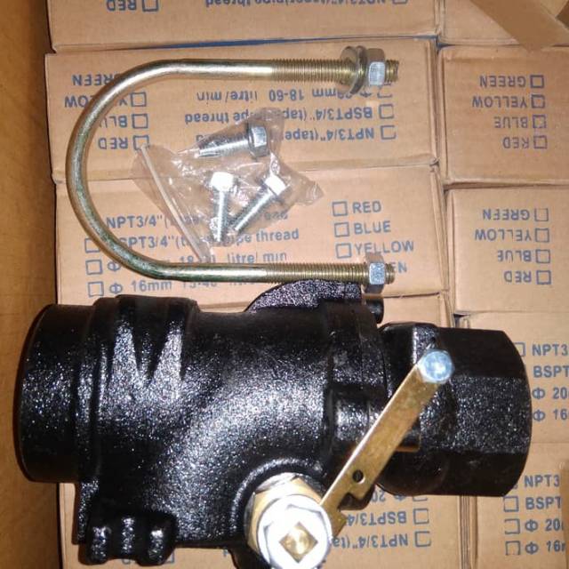 Emergency shut off valve spbu pertashop