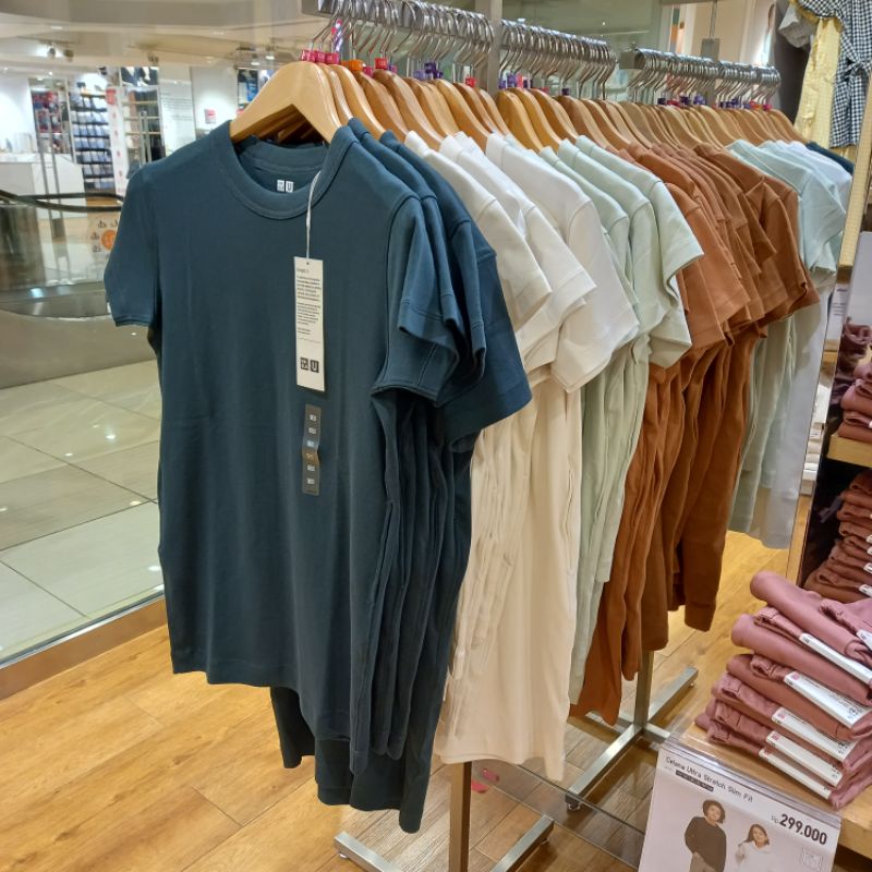 UNIQLO ORIGINAL Dress Anak Perempuan SALE Polos Hitam Natural Orange Beige Spandex AIRSM