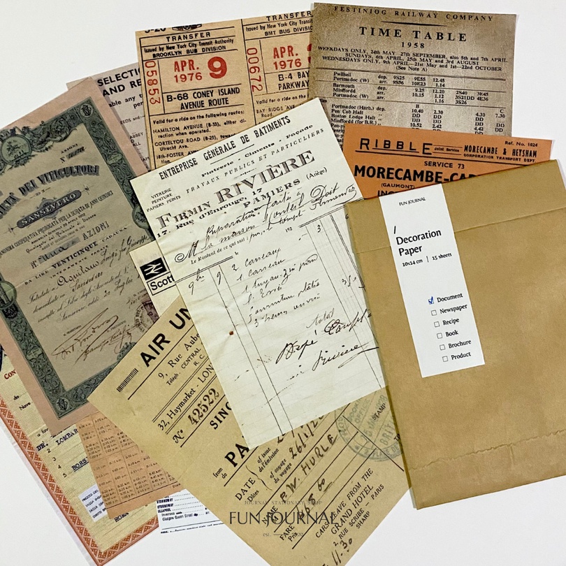 

VINTAGE DECORATION PAPER PACK UNTUK JOURNAL JURNAL PLANNING PLANNER SCRAPBOOK DIY BUJO