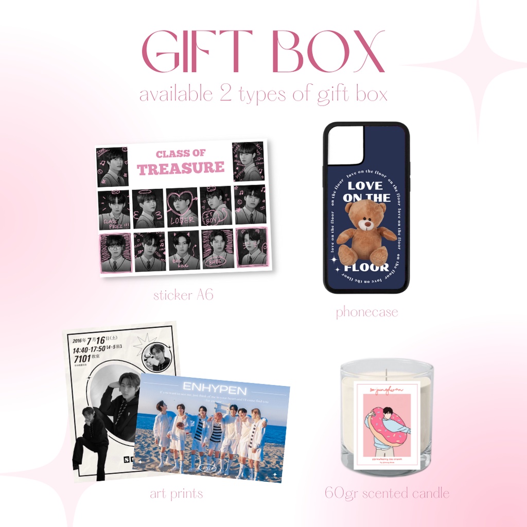 gift box nct dream 127 - enhypen - treasure