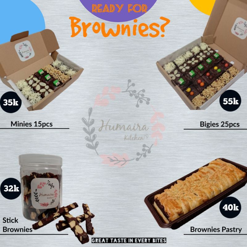 

Humaira Fudgy Brownies / Brownies sekat / Pastry / Stick