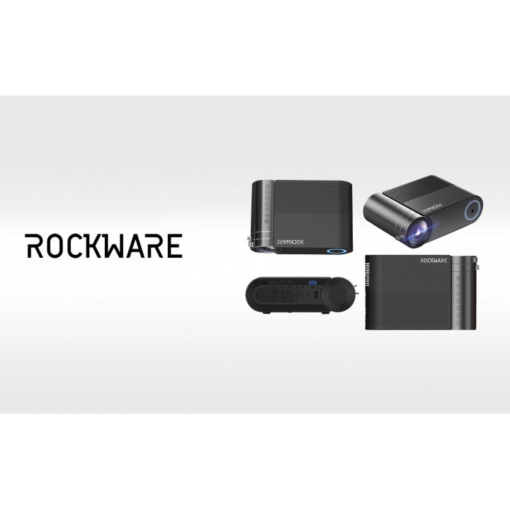 ROCKWARE RW-550 Mini LED HD 720P Home Projector 2400 Lumens 1080P