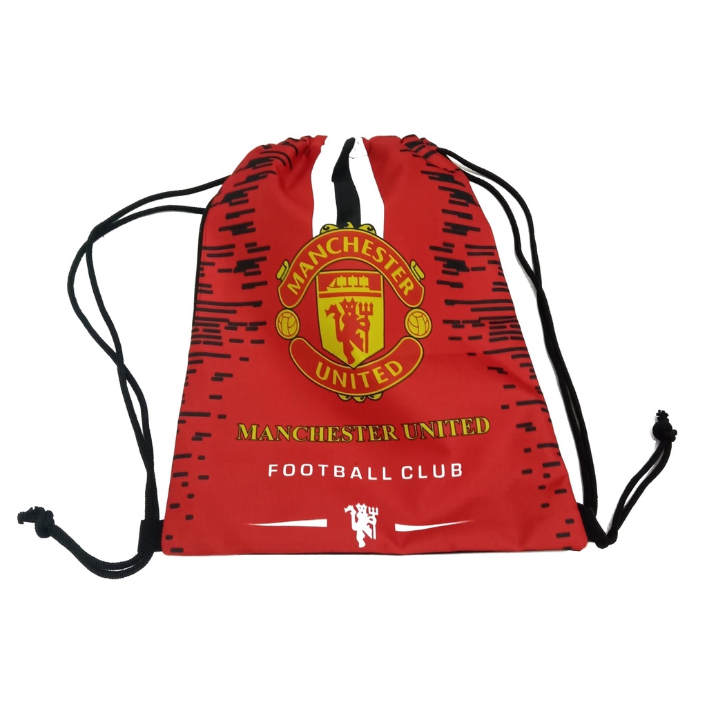 Tas Gymsack Tas Olahraga Tas Serut Tas Serut Ortuseight - Gymsack - String Bag - Tas Punggung - Tas Olahraga - Futsal Sepakbola Club Mancester United