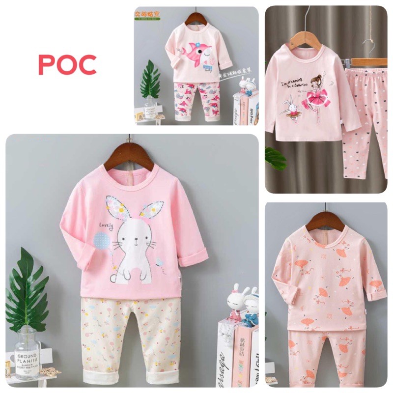 Mitolshop- setelan impor anak/ piyama impor anak/ baju lengan panjang anak/ setelan ku bao/ kubao