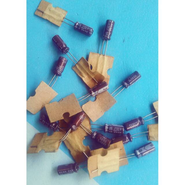 Elko Elco 0,33uf /50 volt Elna