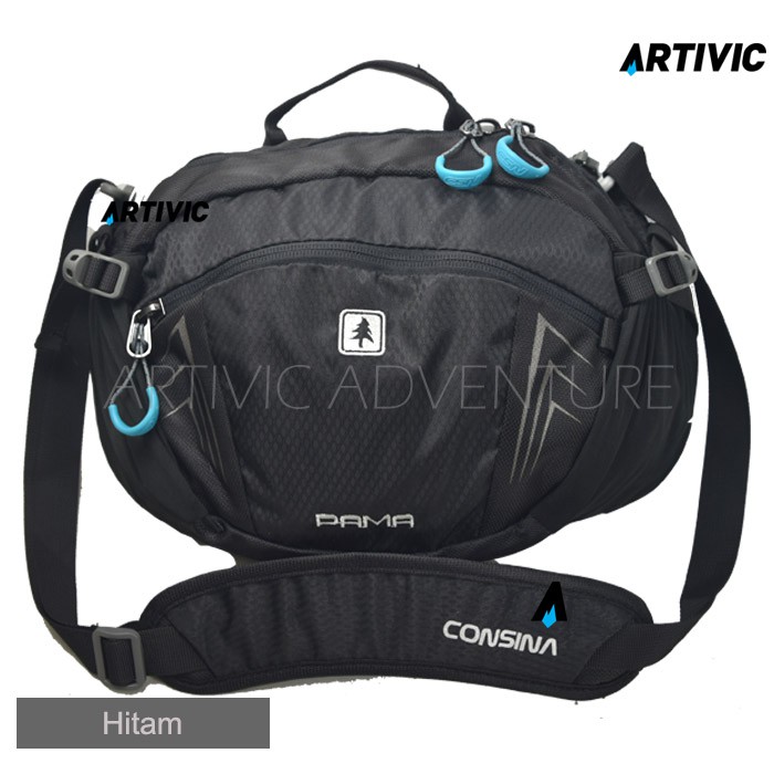 Terlaris Tas Slempang / Bodypack Consina Pama - Hitam