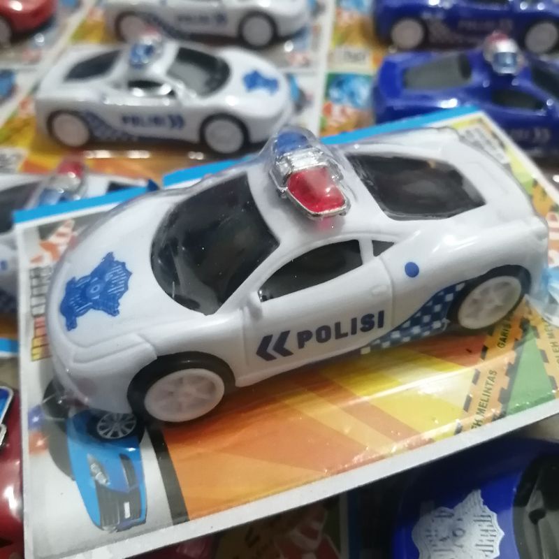 Mainan Mobil Sedan Mini Polisi Indonesia Mm 03