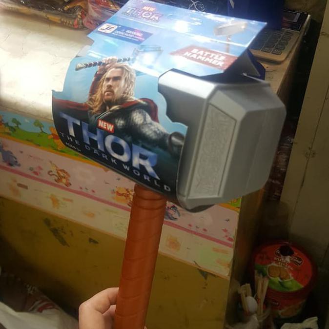 palu gada thor. mainan anak palu thor DISKON