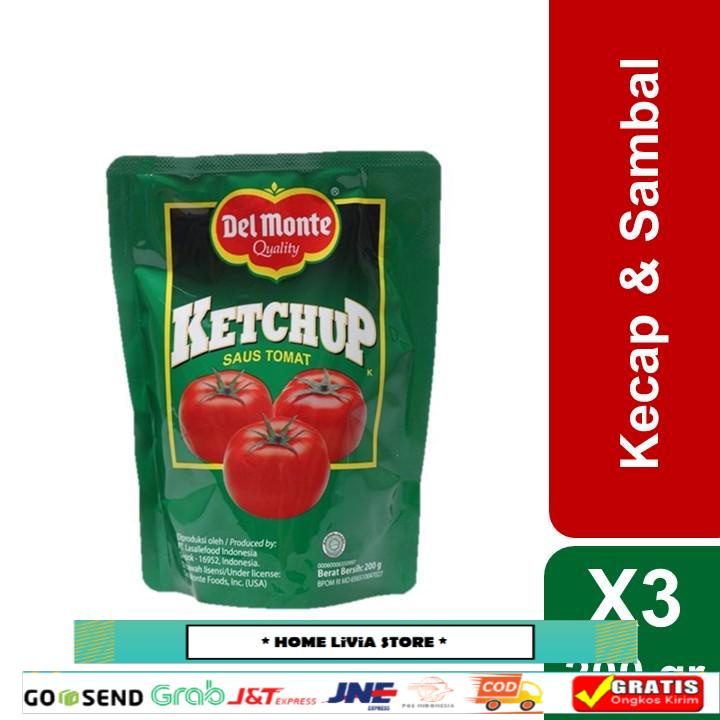 

Delmonte Saus Tomat Pouch Triplepack 200 gr