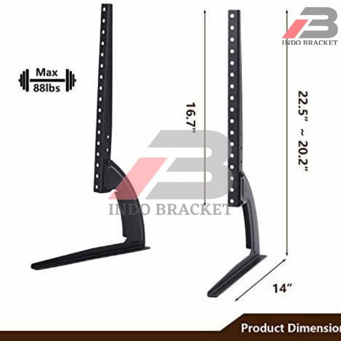 Bracket Braket Breket Stand Kaki TV 24 - 43 Inch Kaki Tv Universal ORI