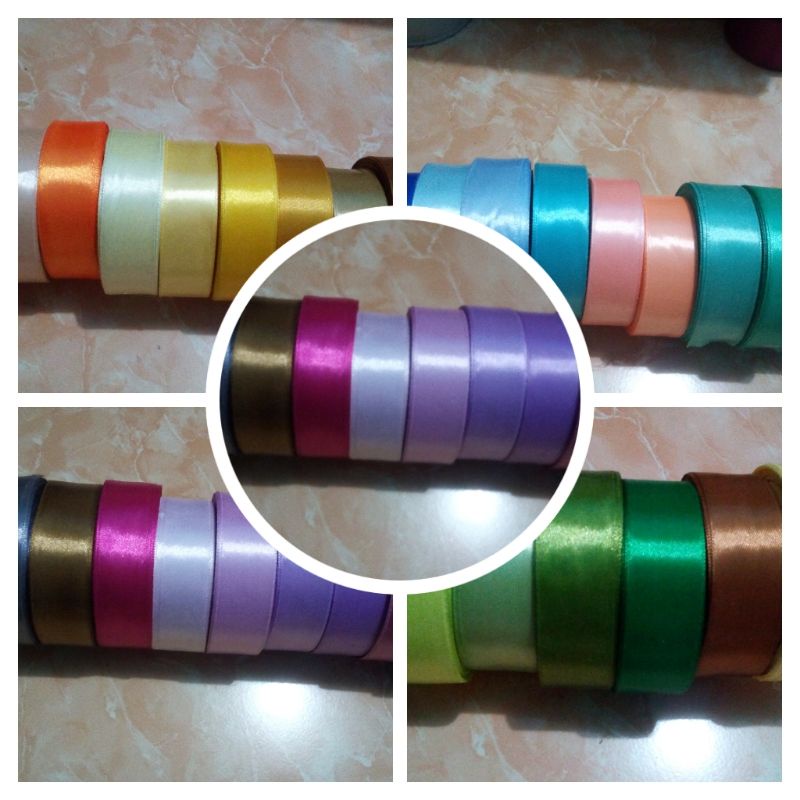 

pita satin 1 inch pita satin 2,5 cm pita roll pita kado