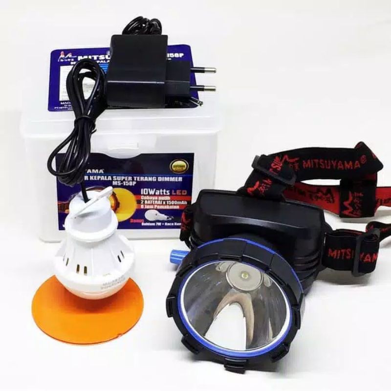 SENTER KEPALA MITSUYAMA MS_158P SUPER TERANG DIMER 50WATT