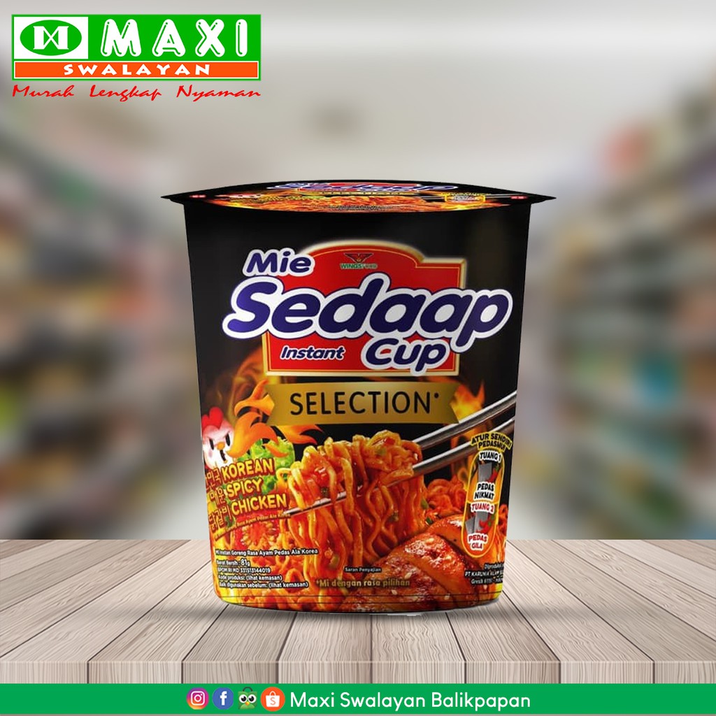 

Mie Sedaap Cup Korean Spicy Chicken