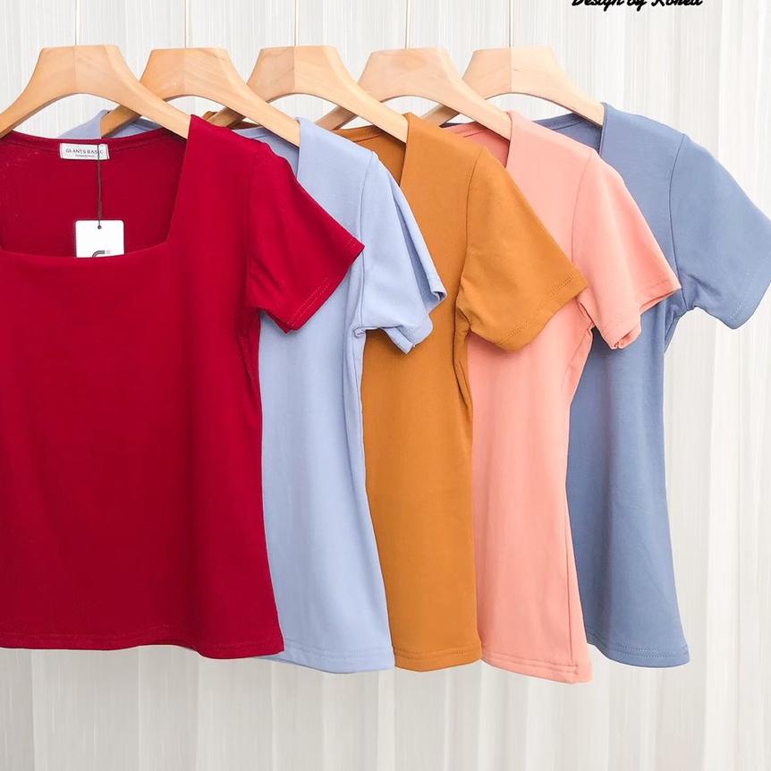 ➽ (Giants Basic / Giants Shop) Kaos Kerah Kotak Lengan Pendek | Original & Import Bangkok ✿