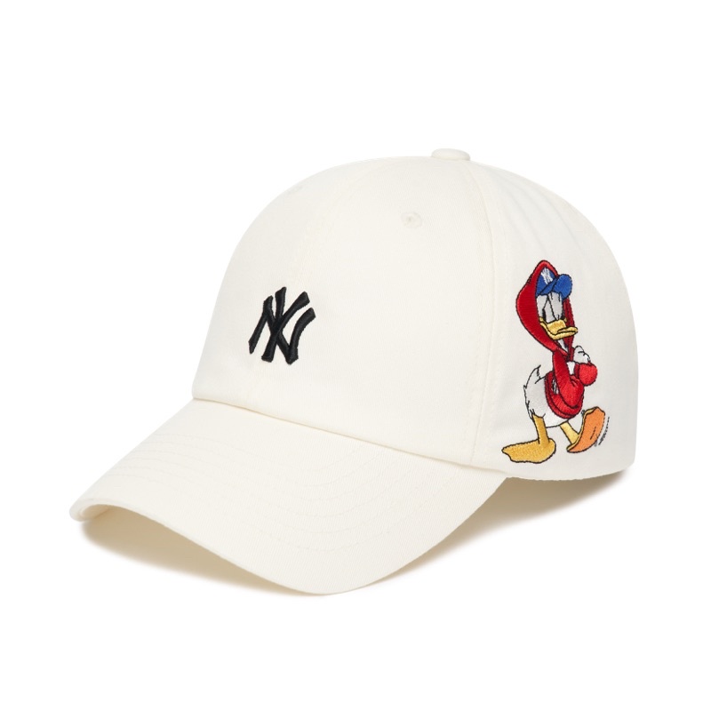 MLB x Disney Donald Duck Unstructured Ball Cap New York Yankees Original Korea