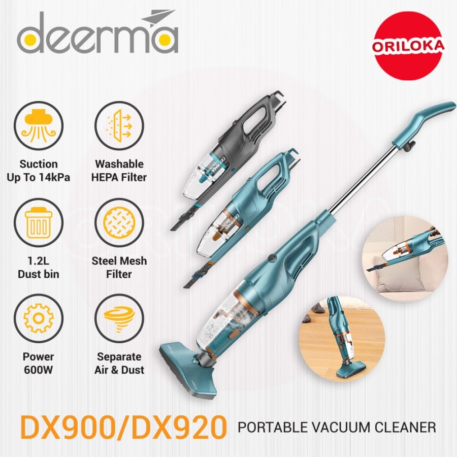 Deerma Vacuum Cleaner 2 in 1 DX900/DX920 - Alat Penghisap Debu