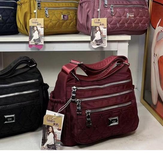 ◊ Tas Selempang Chibao ORI bordir bunga 7133 import ◌