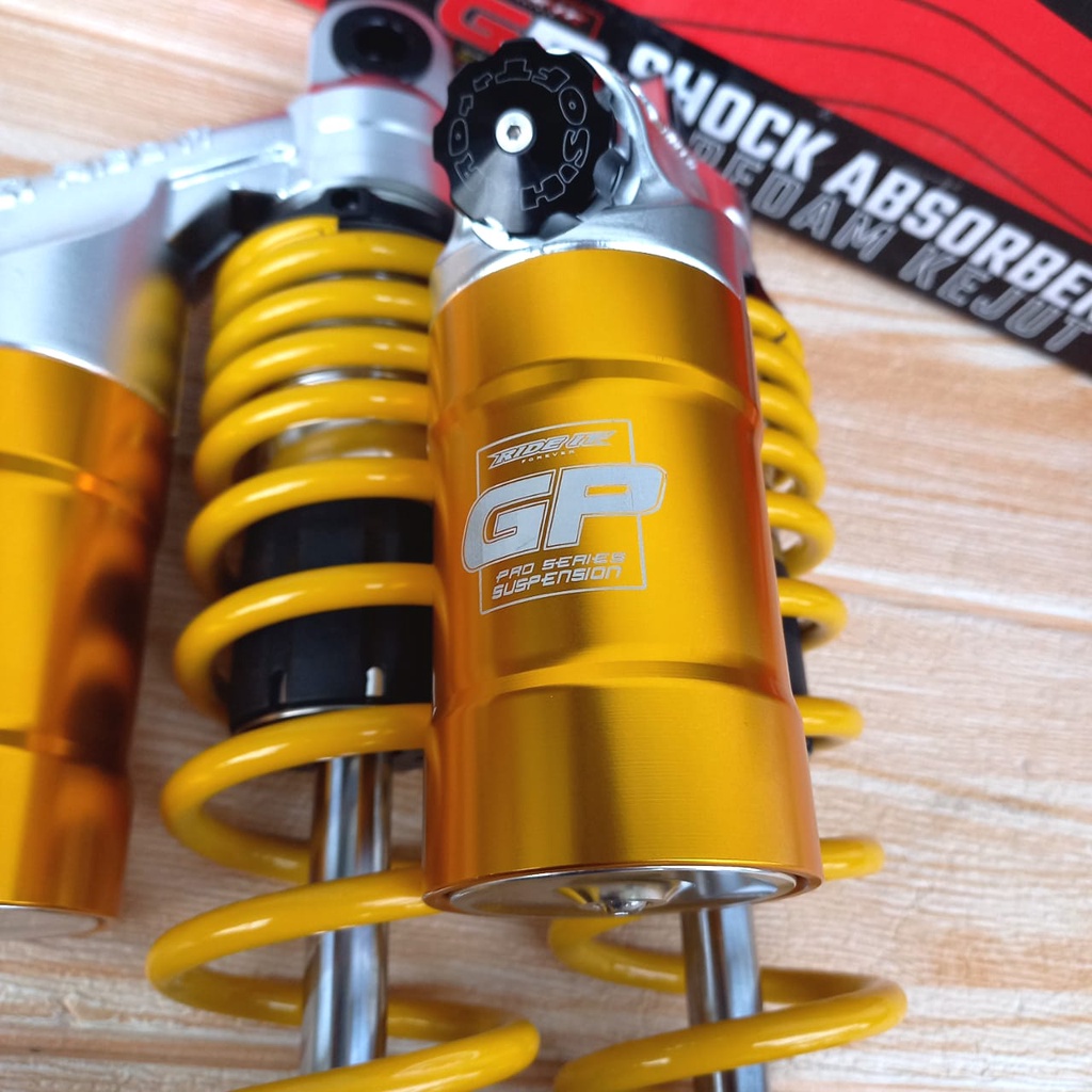 Shock Skok Tabung Ride It Gp 277 RDC Double klik fungsi Shockbreaker 320mm 340mm CB GL MP Tiger Jupiter Z Viz R Vega Vega Force Force