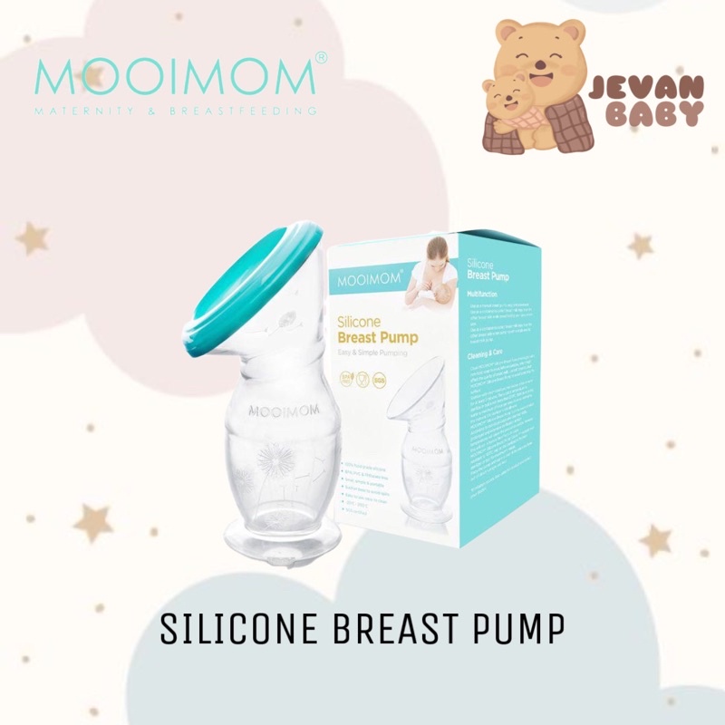 Mooimom Silicone Breast Pump / Pompa Penadah ASI