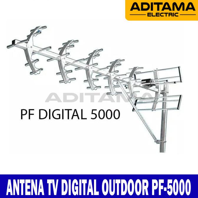 ANTENA TV DIGITAL OUTDOOR PF DIGITAL 5000/ PF ANTENNA YAGI PF5000 Termurah