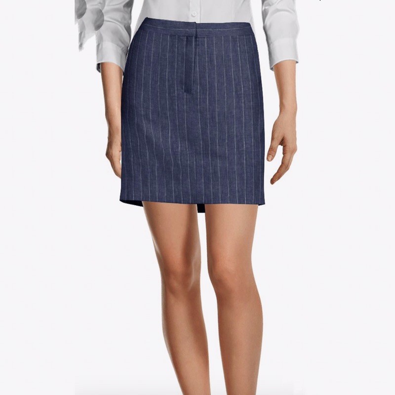 ESPRIT denim jeans skirt rok stripe