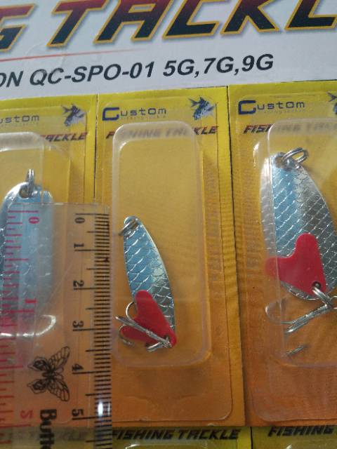 Umpan ikan Custom Spoon 5g 7g 9g