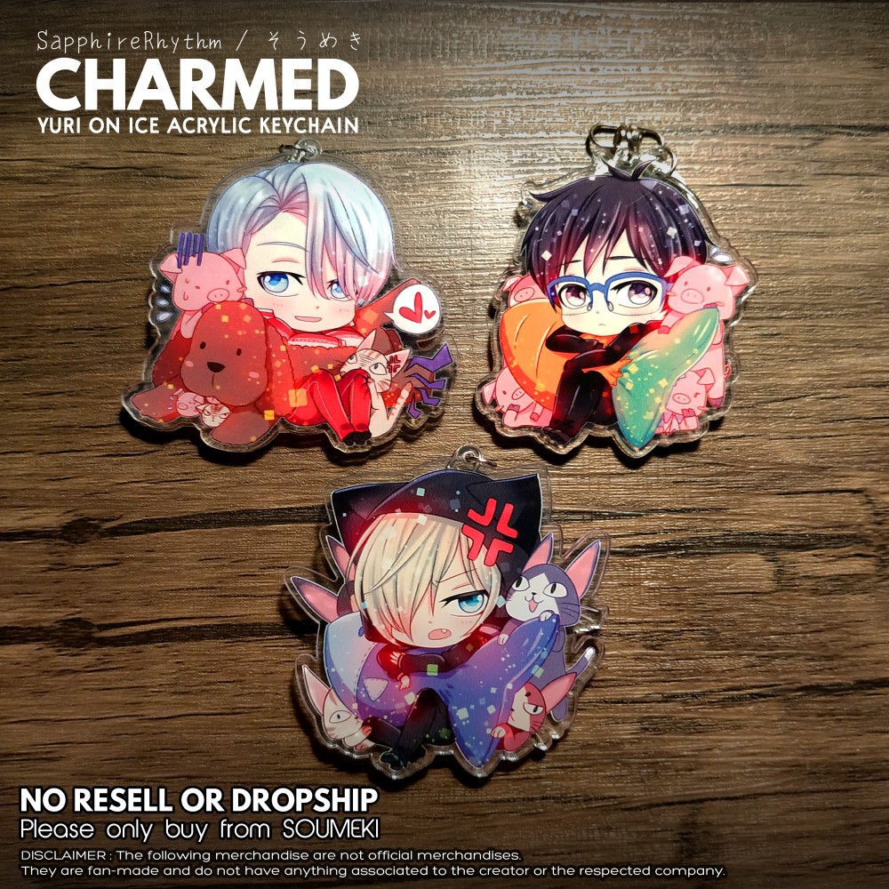 [SOUMEKI] Yuri on Ice Acrylic Keychain