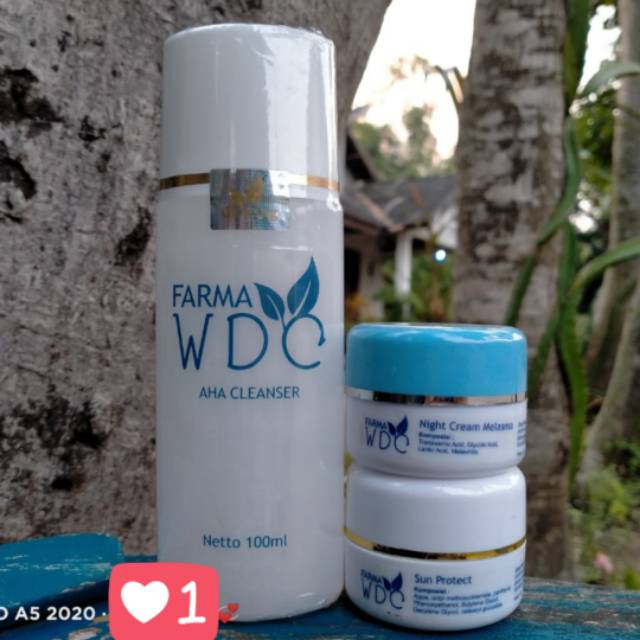 CREAM PEMUTIH FARMA WDC UNTUK WAJAH FLEK HITAM