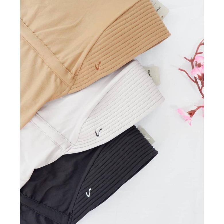 Bergo Serut Hamidah Bergo Nutup Dada Jilbab Instan Jersy(Hamidah Ori)