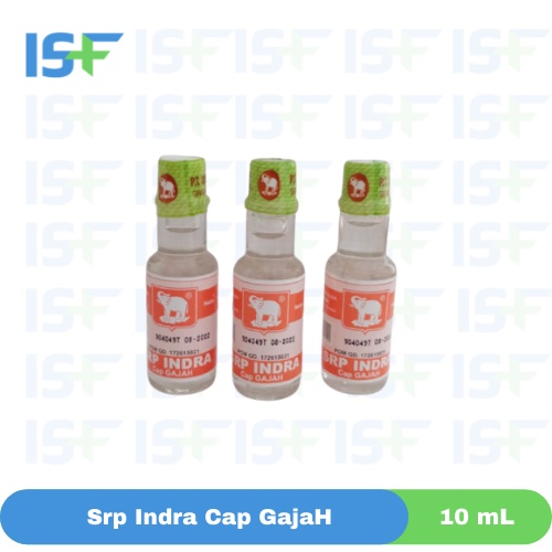 ISF Srp Indra Cap Gajah - 10 mL (minimal pembelian 5 pcs) SIRUP INDRA / SIROP INDRA / SYRUP INDRA