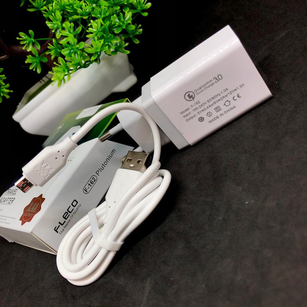 1pcs~Charger Fleco 1usb 3.4A 18W F-162 Fleco Micro 3.4A Travel Charger Fleco uranium &amp; plutonium original