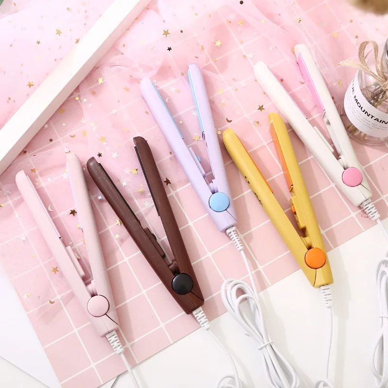 ORI Alat Catok Mini Karakter 2 in 1 Catok Curly Ion Karakter Catokan Rambut Murah Pelurus Hair Iron