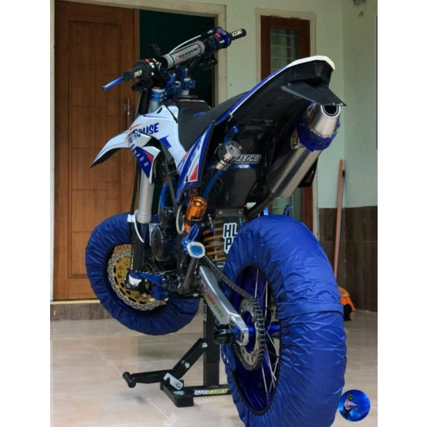 Cover ban motor sarung ban motor klx super motor  dll