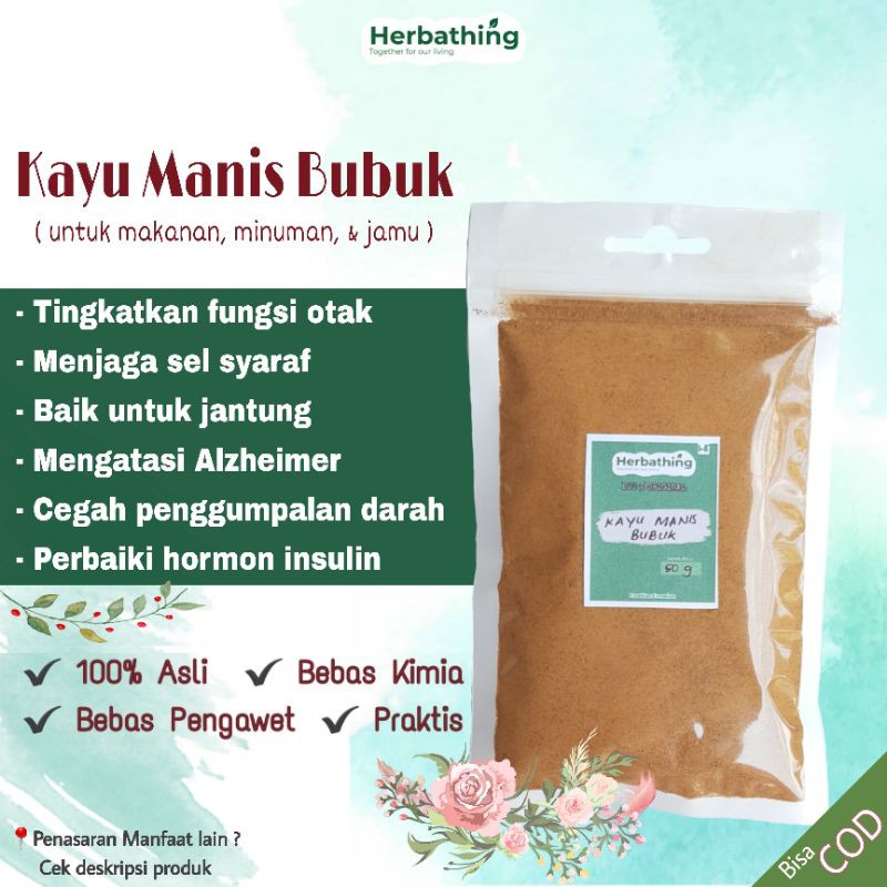 

Kayu Manis Bubuk 100% Murni | Bubuk Kayu Manis Murni | Bubuk Manis Jangan Bubuk Kayu Manis Asli