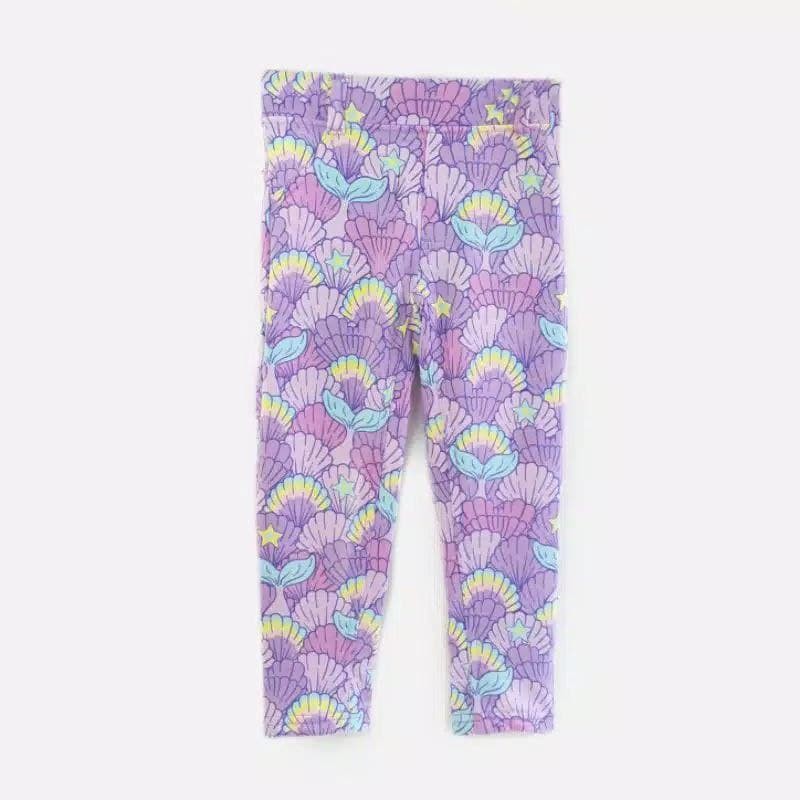TERRANOVA JEGGING FRENCH TERRY PURPLE SHELL