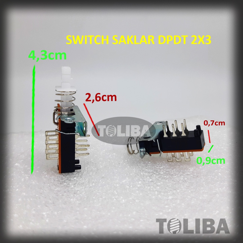 switch dpdt saklar dpdt 2x3 saklar 6 pin saklar teken switch tombol push on off double pole double throw