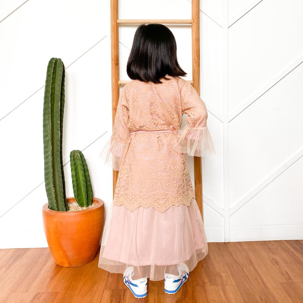 Humaira Kids - gamis pesta / dress anak/ brukat anak / dres kondangan anak / gamis anak / baju pesta