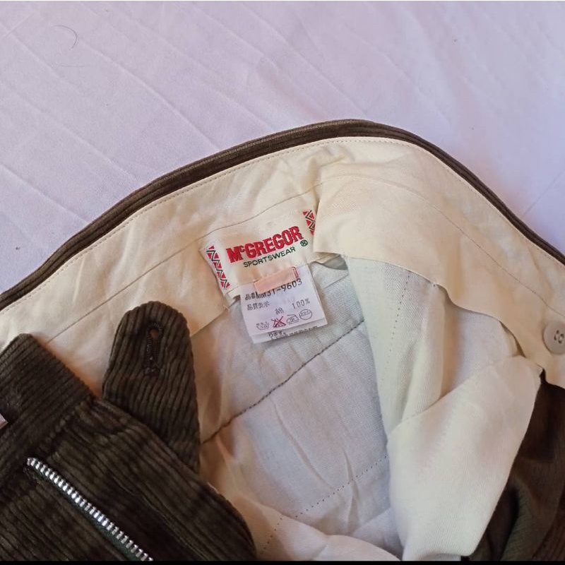 Celana corduroy mcgregor